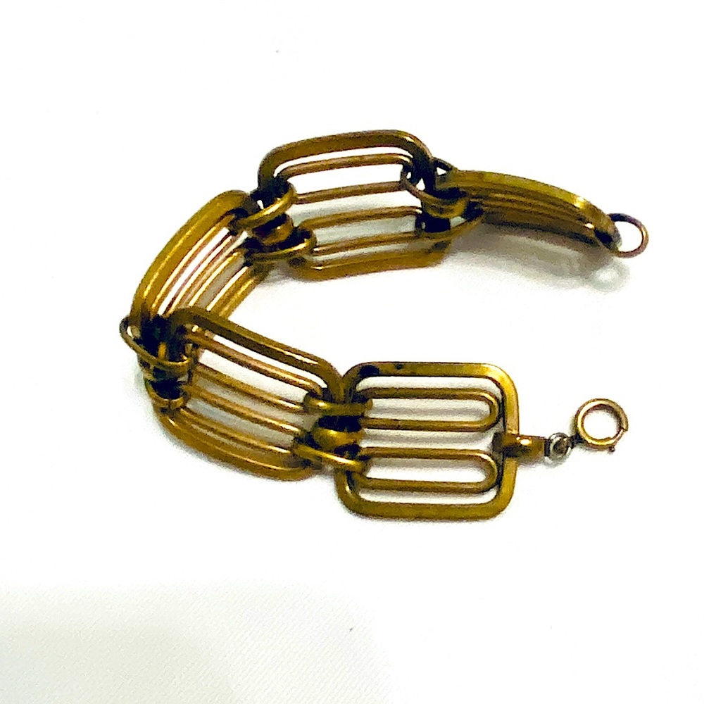 VINTAGE Bracelet solid Bronze tone💎